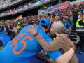 India Vs Bangladesh, Latest News : सामनावीर रोहित शर्माने केला 'सुपर फॅन'बरोबर आनंद साजरा - Marathi News | India vs Bangladesh, Latest News: Man-of-the-Match Rohit Sharma celebrates with 'Super Fan' | Latest cricket News at Lokmat.com