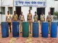 खैरखुटी जंगलातून पकडला १२०० लिटर स्पिरीटचा साठा - Marathi News | 1200 liters of spirits seized from Khairkhuti forest | Latest dhule News at Lokmat.com