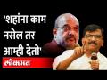 हिम्मत असेल 105 आमदारांचे राजीनामे द्या, राऊतांचे अमित शहांना प्रतिआव्हान | Sanjay Raut On Amit Shah - Marathi News | If there is courage, 105 MLAs should resign, Raut's challenge to Amit Shah | Sanjay Raut On Amit Shah | Latest maharashtra Videos at Lokmat.com
