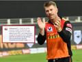 David Warner say Good Bye : डेव्हिड वॉर्नरनं घेतला SRHच्या फॅन्सचा निरोप; ऑसी खेळाडूची इंस्टाग्राम पोस्ट व्हायरल - Marathi News | IPL 2021, SRH vs MI Live Updates : David warner took Instagram to says goodbyes to the SRH fans, Is this a final farewell from David Warner to SRH?  | Latest cricket News at Lokmat.com