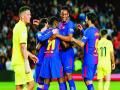 डेम्बलेच्या दोन गोलने बार्सिलोना विजयी - Marathi News | Barcelona win News | Latest football News at Lokmat.com
