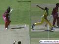 ICC World Cup 2019: ख्रिस गेलला ढापला, सोशल मीडियावर जोरदार चर्चा - Marathi News | ICC World Cup 2019: Chris Gayle is not out, a strong discussion on social media | Latest cricket News at Lokmat.com