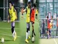 महेंद्रसिंह धोनी -इशान खट्टर आमने-सामने - Marathi News | M S Dhoni And Ishaan khattar plays football togther | Latest filmy Photos at Lokmat.com
