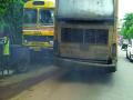परिवहनच्या बसेस ओकतात धूर - Marathi News | Transportation buses smoke | Latest vasai-virar News at Lokmat.com