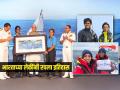 सॅल्यूट! नौदलाच्या नारीशक्तीची कमाल; आव्हानांवर मात करत ८ महिन्यांत जगाला घातली प्रदक्षिणा - Marathi News | Sailing aboard INSV Tarini, Lt Commanders Dilna K and Roopa A became the first Indian women to complete double handed circumnavigation of world | Latest sakhi Photos at Lokmat.com
