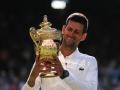 जोकोविच विम्बल्डन ‘चॅम्पियन’, पटकावले २१वे ग्रँडस्लॅम जेतेपद   - Marathi News | Novak Djokovic wins seventh Wimbledon title and 21st Grand Slam Spain nadal won highest Roger Federer behind | Latest other-sports News at Lokmat.com