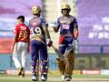 KKR vs KXIP Latest News : दिनेश कार्तिक अन् शुबमन गिलच्या अर्धशतकांनी KKRची लाज राखली - Marathi News | KKR vs KXIP Latest News: Dinesh Karthik scoring 58 off 29 balls and Shubman Gill scored 57 as KKR set 165 run target for KXIP | Latest cricket News at Lokmat.com