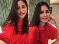 Katrina Kaifनं शेअर केलं बेडरूममधील फोटोशूट, लाल शर्टमध्ये दिसतंय खूपच ग्लॅमरस - Marathi News | Katrina Kaif shared a photoshoot in the bedroom, looking very glamorous in a red shirt | Latest filmy Photos at Lokmat.com