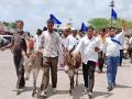 Sangli: ..अन् जत येथे प्रांत कार्यालयावर काढला गाढव मोर्चा - Marathi News | donkey march taken out at provincial office in jat sangli | Latest sangli News at Lokmat.com