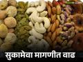 Dry Fruit Market : राज्यात वाढला थंडीचा कडाका, सुकामेव्याच्या दरालाही तडाखा - Marathi News | Dry Fruit Market : Cold wave intensifies in the state, prices of dry fruits also hit | Latest agriculture News at Lokmat.com