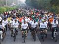अवघ शहर..... ‘सायकल’ वर ; दुमदुमला ’ग्रीन ’ कोल्हापूरचा नारा - Marathi News | Only on the city ... 'bicycle'; Dumdumala 'Green' slogan of 'Kolhapur' | Latest kolhapur News at Lokmat.com
