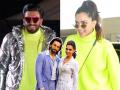 Celebrity wore their husband clothes : विरूष्कापासून दीपवीरपर्यंत 'या' अभिनेत्री नेहमीच घालतात नवऱ्याचे कपडे; पाहा खास ड्रेसिंगचे फोटो - Marathi News | Celebrity wore their husband clothes : know some celebrity wives who wore their husband clothes | Latest sakhi Photos at Lokmat.com