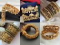 Elephant Bangles Design : पाटल्या-तोड्यांसह शोभतील हातात हत्ती अंबारीच्या बांगड्या, ५ लेटेस्ट डिझाइन्स-महाराणीसारखे श्रींमत दिसतील हात - Marathi News | Royal elephant ambari bangles gold Traditional Indian elephant motif jewellery Meenakari elephant design bangles Latest gold kada designs for women Antique gold temple jewellery bangles Elephant embossed gold bangles patterns | Latest sakhi Photos at Lokmat.com