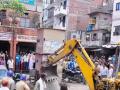 शोभायात्रेच्या मार्गावरील अतिक्रमण हटविताना तणाव  - Marathi News | Tension in deleting encroachment on Shobhayatra road | Latest nagpur News at Lokmat.com