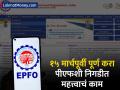 अनावधानानंही विसरू नका.., PF शी निगडीत या कामासाठी १५ मार्च आहे अखेरची तारीख; जाणून घ्या - Marathi News | efpo extend deadline 15 march 2025 for uan activation and aadhaar link up check step by step procedure | Latest business News at Lokmat.com
