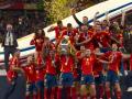 Euro Cup 2024 Final: इंग्लंडचा पुन्हा स्वप्नभंग! 'टिकीटाका' नितीचा बादशहा स्पेननं UEFA EURO कपवर नाव कोरलं! - Marathi News | Euro Cup 2024 Final Spain made history The first country to win the Euro Cup four times, beating England in the final | Latest other-sports News at Lokmat.com