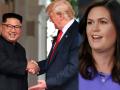Donald Trump Ex Secretary Sarah Sanders says Kim Jong-un winked at her - Hindi News | Donald Trump Ex Secretary Sarah Sanders says Kim Jong-un winked at her | Latest international Photos at Lokmattimes.com