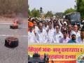 Sindhudurg: शेतकऱ्यांचा मुंबई-गोवा महामार्गावर चक्काजाम; कुडाळजवळ टायर पेटवले, वाहतूक विस्कळीत - Marathi News | Blockade protest on Mumbai Goa highway demanding compensation for mango and cashew farmers | Latest sindhudurga News at Lokmat.com