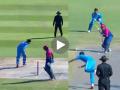 MS धोनीचा प्रभाव! युवा भारतीय विकेट किपरनं दाखवलं थाला मॅजिक (VIDEO) - Marathi News | Indian wicketkeeper India's Harvansh Singh replicates MS Dhoni style No Look run-out in U19 Asia Cup | Latest cricket News at Lokmat.com