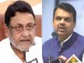 Nawab Malik vs Devendra Fadnavis: दिवाळीत राजकीय फटाकेबाजी! नवाब मलिक आणि देवेंद्र फडणवीस यांच्यात आरोप-प्रत्यारोपांचे भुईनळे - Marathi News | Political fireworks on Diwali! Allegations between Nawab Malik and Devendra Fadnavis | Latest maharashtra News at Lokmat.com