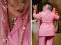 Plus size bride wore pink pant suit : १ नंबर! पहिल्यांदाच प्लस साईज नवरीनं लग्नात घातला युनिक पिंक पँन्ट सुट; पाहा जबरदस्त फोटोज - Marathi News | Plus size bride wore a pink pant suit with dupatta on her wedding | Latest sakhi Photos at Lokmat.com