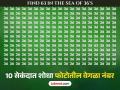 चॅलेंज! 10 सेकंदात शोधायचा आहे फोटोतील वेगळा 63 हा नंबर, पाहा आपणही ट्राय करा - Marathi News | Find the number 63 among the sea of 36s in 7 seconds! | Latest social-viral News at Lokmat.com