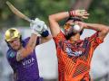 KKR vs SRH : विदर्भकराची कमाल! ४०० च्या स्ट्राइक रेटनं धावा काढणाऱ्या Finn Allen चा दुसऱ्याच चेंडूवर घेतला 'बदला' - Marathi News | KKR vs SRH Harsh Dubey Dismissed Finn Allen for 28 off 7 balls Allen started aggressively hitting boundaries in the first over | Latest cricket News at Lokmat.com
