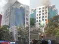 वानवडीत सेक्रेड वर्ल्ड इमारतीला भीषण आग; सात मजले जळून खाक - Marathi News | pune fire news massive fire breaks out at Jagtap Chowk in Wanwadi | Latest pune News at Lokmat.com