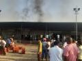 Nashik: नाशिकला डाळिंब मार्केटमधील दहा दुकानांना आग - Marathi News | Nashik: Fire broke out at ten shops in Nashik's Pomegranate Market | Latest nashik News at Lokmat.com