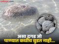 जगातील एक असा दगड जो पाण्यात कधीच बुडत नाही, तुम्हालाही माहीत नसेल याची माहिती! - Marathi News | The rare stone in the world that never sinks in water | Latest jarahatke Photos at Lokmat.com