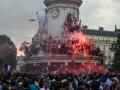 विश्वविजयानंतर फ्रान्समध्ये जल्लोष - Marathi News | Fifa Worldcup 2018 final celebration In France | Latest football Photos at Lokmat.com