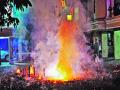 निर्बंधानंतरही फटाक्यांचा धूर, हवेची गुणवत्ता धोकादायकच - Marathi News | Fireworks smoke, the quality of air quality is dangerous | Latest pimpri-chinchwad News at Lokmat.com