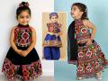 Navratri 2025 : लहान मुलामुलींसाठी खास नवरात्र स्पेशल कुर्ते आणि घागराचोली-पाहा खास मुलांच्या कपड्यांचं कलेक्शन - Marathi News | Navratri 2025: Special Navratri dresses for children, See Special Children's Clothing Collection | Latest sakhi Photos at Lokmat.com