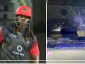 CPL 2021 : ख्रिस गेलची फक्त २० मिनिटांची खेळी अन् स्टेडियमवरील काचेची काय अवस्था झाली; Video - Marathi News | Chris Gayle Smashes Window With Brilliant Straight Hit In CPL 2021, Watch Video | Latest cricket News at Lokmat.com