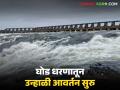 घोड धरणातून ५ हजार क्यूसेक वेगाने उन्हाळी आवर्तन सुरु; अजून किती दिवस सुरु राहणार पाणी? - Marathi News | Summer circulation starts at 5,000 cusecs from Ghod Dam; How many more days will the water continue? | Latest agriculture News at Lokmat.com
