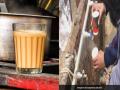 Viral Video : आहाहाहा! कडाक्याच्या थंडीत नळातून पाण्यासारखा वाहतोय मस्त गरमागरम चहा; हे ठिकाण आहे तरी कुठे? - Marathi News | Viral Video : Tea supply from water tap internet shocked to see it watch viral video | Latest sakhi News at Lokmat.com
