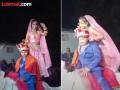 VIDEO : नवरदेवाच्या घोडीवर डान्स करत होती मुलगी, बिघडला बॅलन्स अन् झाला वांदा... - Marathi News | Girl was dancing on grooms mare she lost her balance and fell down with him | Latest social-viral News at Lokmat.com
