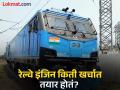 General Knowledge : भारतीय रेल्वेचं इंजिन बनवण्यासाठी किती रूपये खर्च येतो? - Marathi News | General Knowledge: How much does it cost to make an Indian Railways engine? | Latest jarahatke News at Lokmat.com