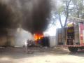 चिकलठाणा एमआयडीसीतील इलेक्ट्रॉन एनर्जी गोडाऊनला आग - Marathi News | Fire at Electron Energy Godown in Chiklathana MIDC | Latest chhatrapati-sambhajinagar News at Lokmat.com