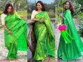 हिरवा कंदील हिरवी साडी! श्रेया बुगडेच्या दिवाळी शुभेच्छा लय भारी, पाहा Photos - Marathi News | Green Lantern Green Saree actress Shreya Bugde Diwali unique Wishes | Latest filmy Photos at Lokmat.com