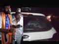 ओबीसी नेते लक्ष्मण हाकेंच्या गाडीवर दगडफेक प्रकरणी १० जण अटकेत - Marathi News | 10 people arrested in case of stone pelting on OBC leader Laxman Hake's car | Latest nanded News at Lokmat.com ओबीसी नेते लक्ष्मण हाकेंच्या गाडीवर दगडफेक प्रकरणी १० जण अटकेत - Marathi News | 10 people arrested in case of stone pelting on OBC leader Laxman Hake's car | Latest nanded News at Lokmat.com