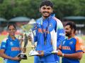 ICC Under 19 World Cup 2026 Final : वारसा जपला! ट्रॉफी उंचावल्यावर आयुष म्हात्रेला आठवली रोहित अन् हरमन जोडी, म्हणाला... - Marathi News | Happy To Carry Forward Rohit Sharma Harmanpreet Kaur's Legacy Ayush Mhatre Chuffed After U19 WC Victory | Latest cricket News at Lokmat.com