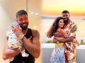 Hardik Pandya च्या कडेवर दिसला अगस्त्यचा छोटा भाऊ! चाहते गेले गोंधळून.. जाणून घ्या नक्की प्रकरण काय - Marathi News | Hardik Pandya wife Natasa Stankovic blessed with second baby boy or not Fact Check Here is the truth behind viral photo | Latest social-viral Photos at Lokmat.com