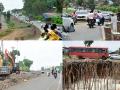 Kolhapur- सहापदरी महामार्गाचा विचका : धोकादायक खोदकाम, खड्डे, अपूर्ण काम; सूचना फलकांचा अभाव - Marathi News | Accident due to incomplete work of six lading of Satara-Kolhapur-Kagal highway | Latest kolhapur News at Lokmat.com