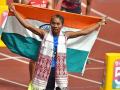 बूट घ्यायलाही पैसे नव्हते; चिखलात सराव केला... - Marathi News | Didn't even have money to buy shoes; practiced in the mud... - hima das | Latest other-sports News at Lokmat.com