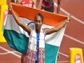 शेतकऱ्याची पोर लै भारी; हिमा दासनं पटकावलं 11 दिवसांत तिसरं सुवर्ण - Marathi News | Athletics: Hima Das wins third gold in 11 days in Kladno Memorial | Latest other-sports News at Lokmat.com