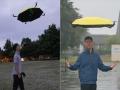 उडती छत्री, जी मालकाला ओलं होऊ देणार नाही! - Marathi News | hong kong john tse flying umbrella that would not let its owner get wet | Latest editorial News at Lokmat.com