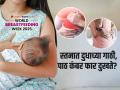 स्तनपान करताना छातीत गाठी झाल्या-ताप आला-सतत रडू येतं? आईचं आरोग्य धोक्यात, तज्ज्ञांची मदत घ्या.. - Marathi News | World Breastfeeding Week 2025: how take care of breastfeeding mothers health, what are the problems | Latest sakhi News at Lokmat.com