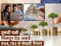 NPS Scheme : तुमच्या पत्नीला मिळू शकतं ₹४४,७९३ चं मंथली पेन्शन; एकूण ₹१,११,९८,४७१ मिळणार, बेस्ट आहे 'ही' स्कीम - Marathi News | Your wife can get a monthly pension of rs 44793 total of rs 11198471 will be received nps scheme is the best investment tips | Latest business Photos at Lokmat.com