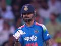 Virat Kohli Celebration : चेहऱ्यावर हसू अन् खातं उघडल्याचा 'विराट' आनंद! व्हिडिओ बघाच - Marathi News | IND vs AUS 3rd ODI Virat Kohli With A Cheeky Celebration After Scoring His First Run Of The Series Against Australia Watch Video | Latest cricket News at Lokmat.com